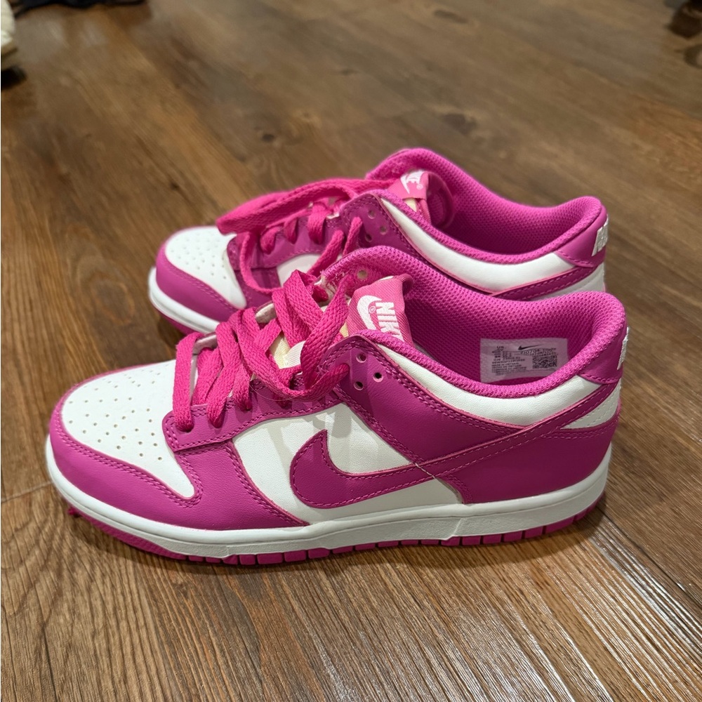 Nike Kids Fuchsia and White Sneakers